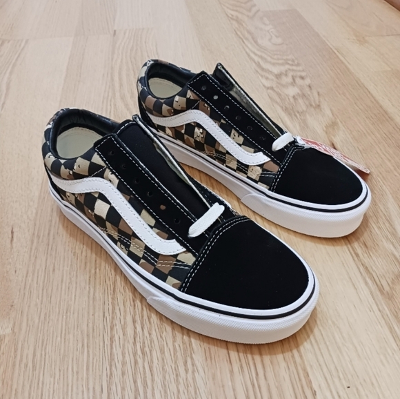 Vans Old Skool "Camo" Checkerboard Shoes size 6 for Women - Picture 8 of 9